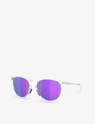 Oakley Womens Clear Oo9288 Sielo Round-frame O Matter™ Sunglasses In Clear