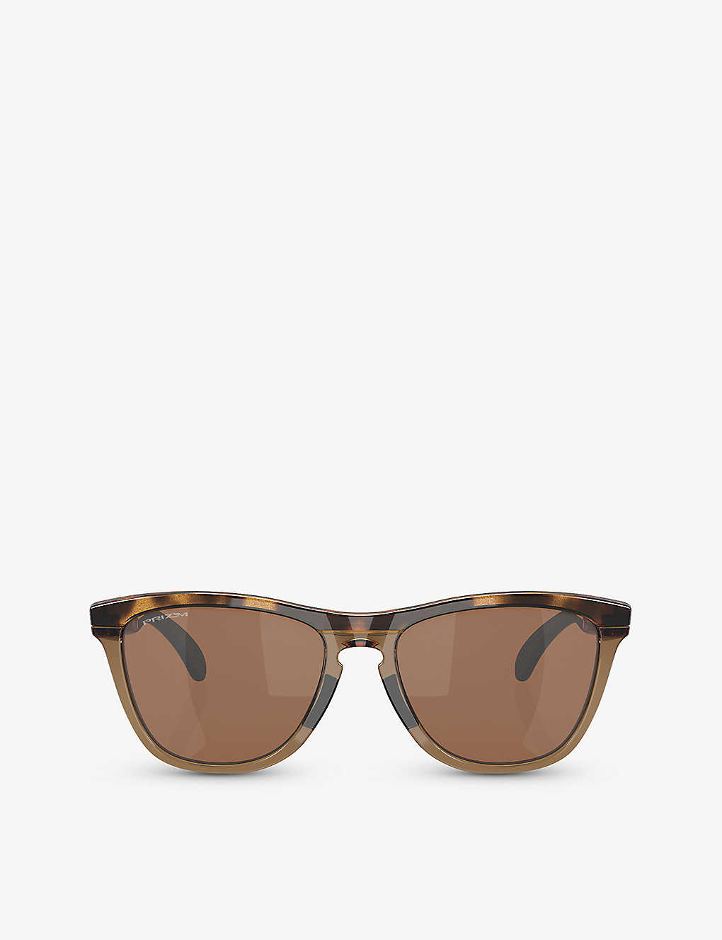 Shop Oakley Women's Brown Oo9284 Frogskins™ Range Round-frame O Matter™ Sunglasses