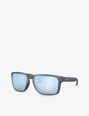 Oakley Womens Black Oo9102 55 Holbrook Square-frame Acetate Sunglasses In Blue