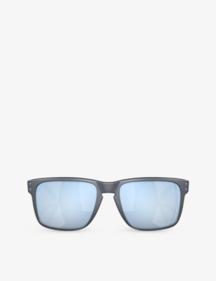 Oakley Womens Blue Oo9417 Holbrook Square-frame Acetate Sunglasses