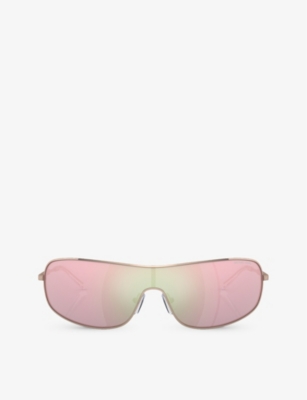 MICHAEL KORS: MK1139 Aix mirrored metal sunglasses