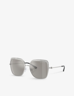 MICHAEL KORS: MK1141 Greenpoint square-frame metal sunglasses