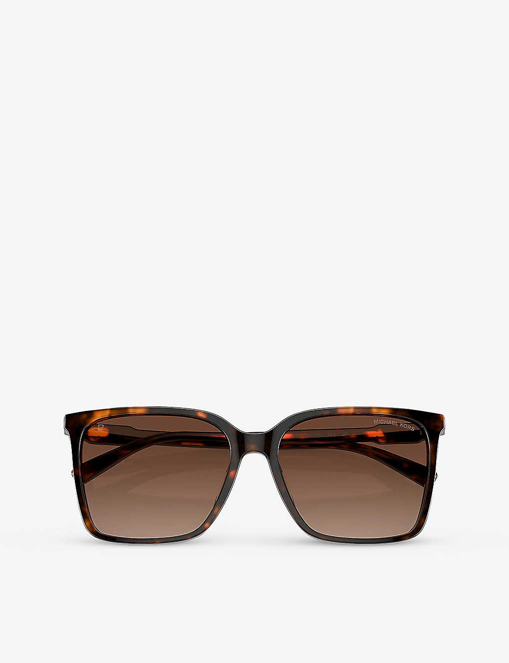 Michael Kors Womens Brown Mk2197u Canberra Square-frame Tortoiseshell Acetate Sunglasses