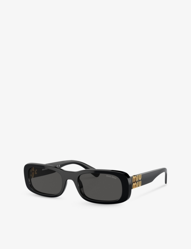MU 08ZS rectangle-frame acetate sunglasses