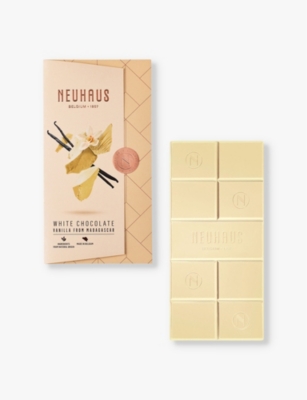 NEUHAUS: Madagascan vanilla white chocolate bar 100g