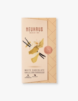 NEUHAUS: Madagascan vanilla white chocolate bar 100g