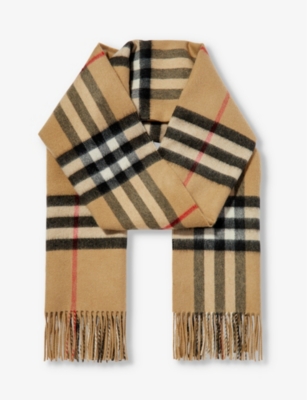 Burberry nova check cashmere clearance scarf