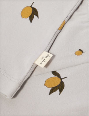 Shop Konges Slojd Lemon Harbor Graphic-print Organic-cotton Pyjama Set 1-6 Years