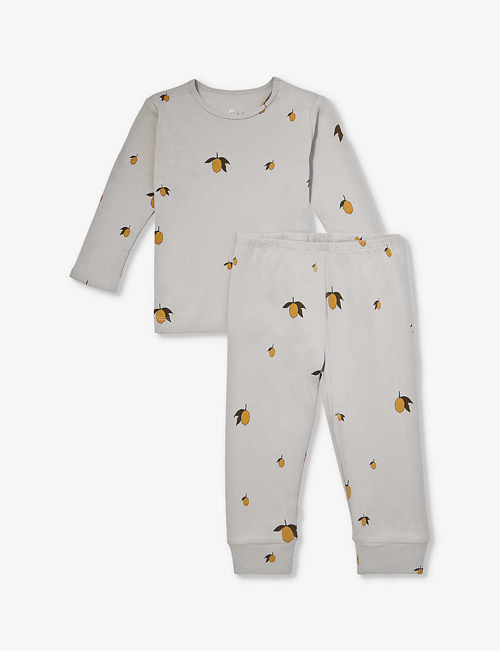 Konges Slojd Babies'  Lemon Harbor Graphic-print Organic-cotton Pyjama Set 1-6 Years