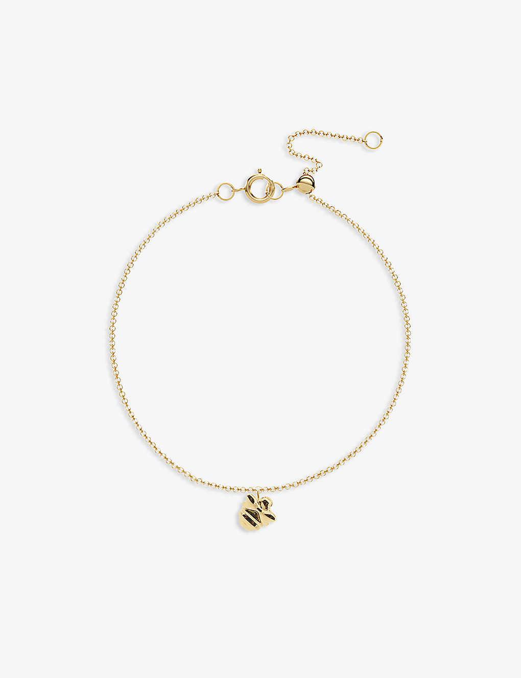 The Alkemistry Womens Yellow Gold Chubby Bee 18ct Yellow-gold Pendant Bracelet