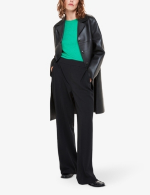 WHISTLES: Annie crew-neck sparkle-knit jumper