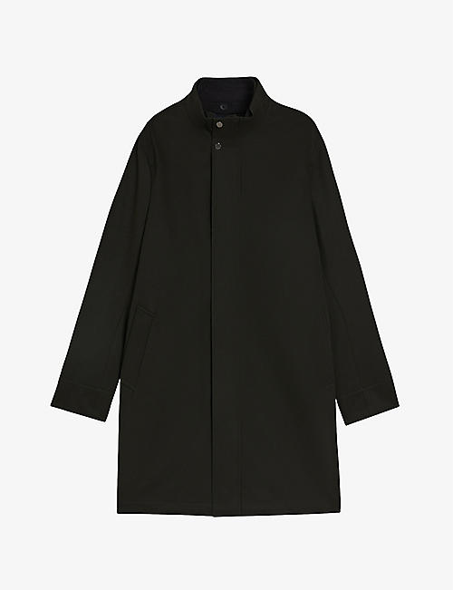 TED BAKER: Erolson funnel-neck quilted shell coat