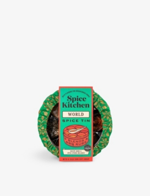 SPICE KITCHEN: Spice Kitchen World Spice tin with silk wrap 850g