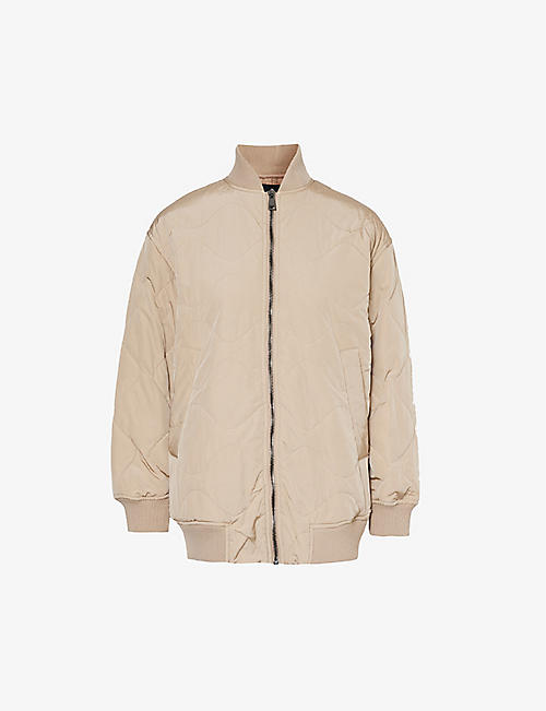 WEEKEND MAX MARA: Norel quilted shell bomber jacket