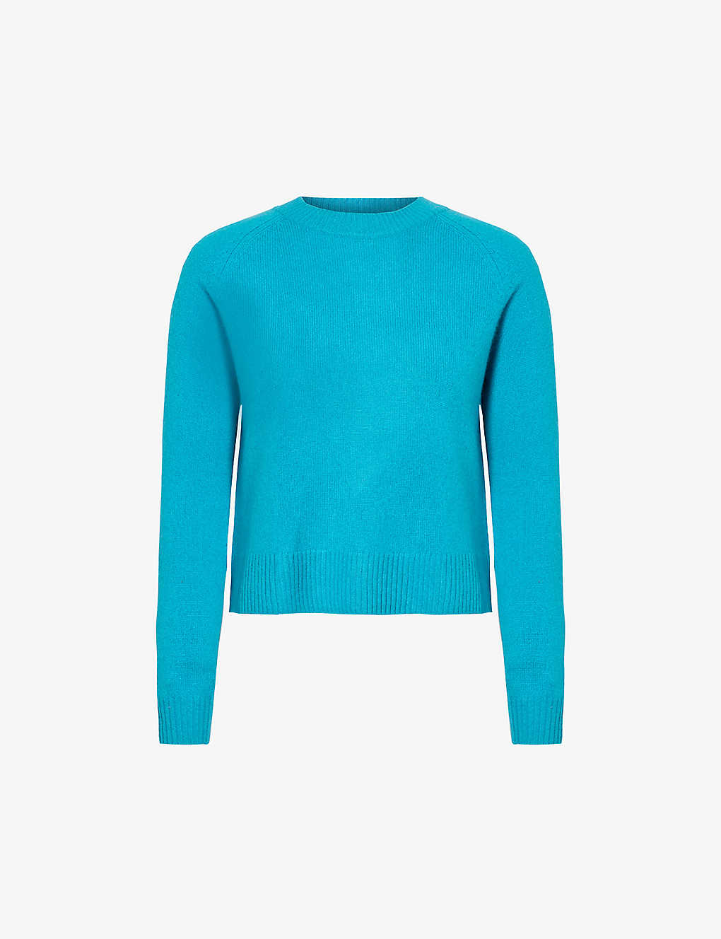 Shop Weekend Max Mara Womens Turquoise Scatola Relaxed-fit Cashmere Jumper In Blue