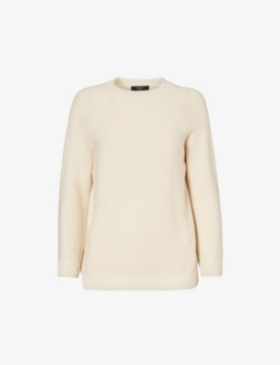 Weekend Max Mara Linz Cotton Sweater In Ivory