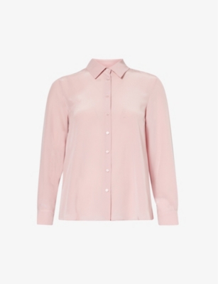 Weekend Max Mara Buttoned Long-sleeved Shirt In Pink