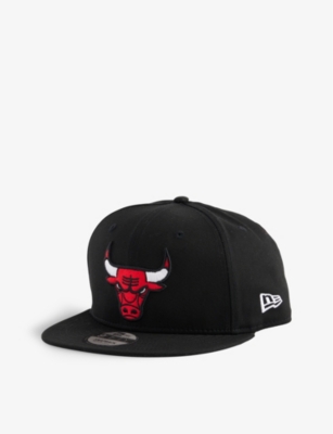 New Era Mens Black 9fifty Chicago Bulls Cotton-twill Cap