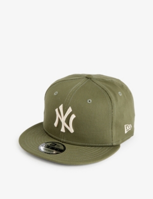 New Era Mens New Olive 9fifty New York Yankees Brand-embroidered Cotton Cap