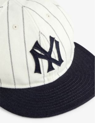 Shop New Era Men's White 59fifty New York Yankees Mlb Brand-embroidered Wool-blend Baseball-cap