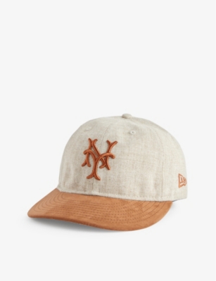 Youth New York Mets New Era White/Orange Fresh 9FORTY Trucker Snapback Hat