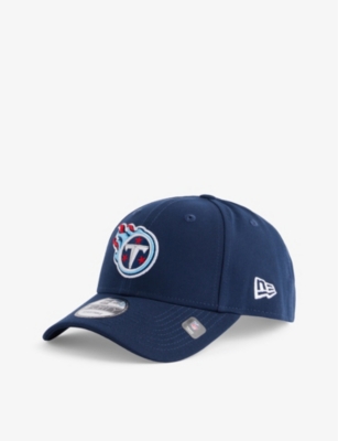 New Era Mens Navy Tennessee Titans Nfl Brand-embroidered Woven Cap