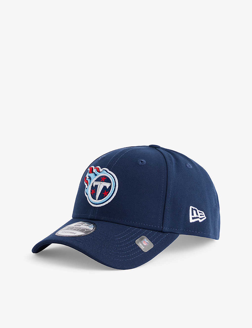 New Era Mens Navy Tennessee Titans Nfl Brand-embroidered Woven Cap