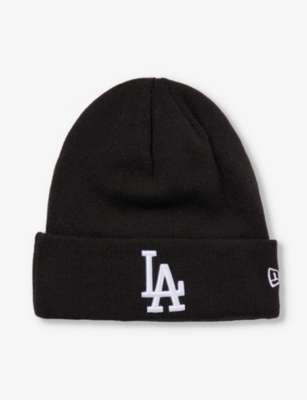 NEW ERA: LA Lakers logo-embroidered knitted beanie