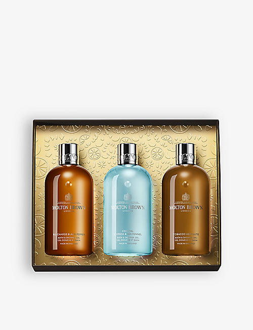 MOLTON BROWN: Woody & Aromatic Body Care limited-edition gift set