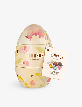 NEUHAUS: Metal Easter Egg with mini chocolates