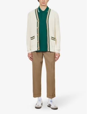 Shop Lacoste Women's Swing Le Fleur* X Brand-patch Regular-fit Cotton-piqué Polo Shirt In Green