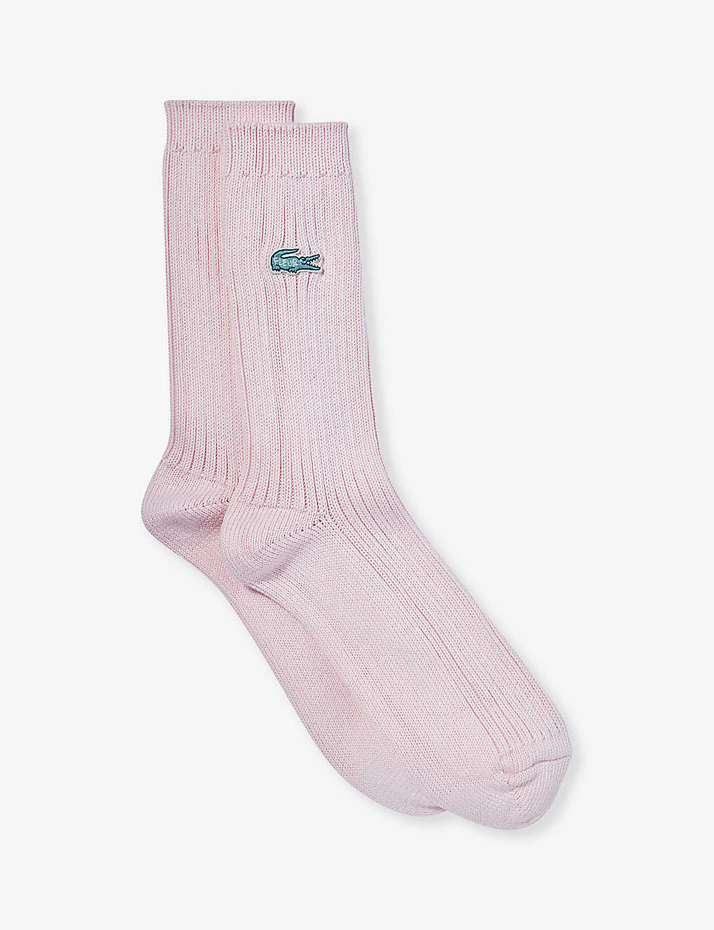Lacoste Men's Nidus Bis Le Fleur* X Logo-embroidered Stretch-cotton Blend Socks