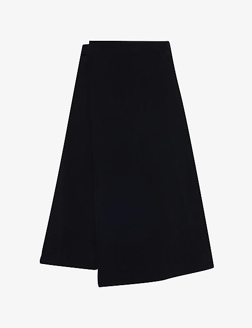 PROENZA SCHOULER: Asymmetric tie-waist A-line woven skirt