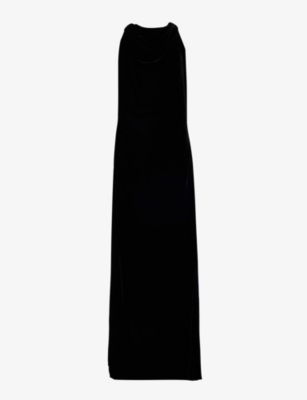 PROENZA SCHOULER Backless twist strap velvet maxi dress