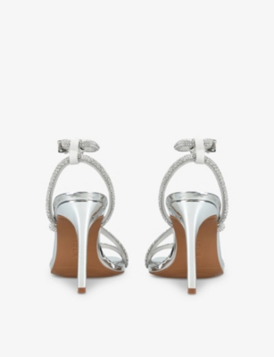 Paparazzi jewel-embellished woven heeled sandals