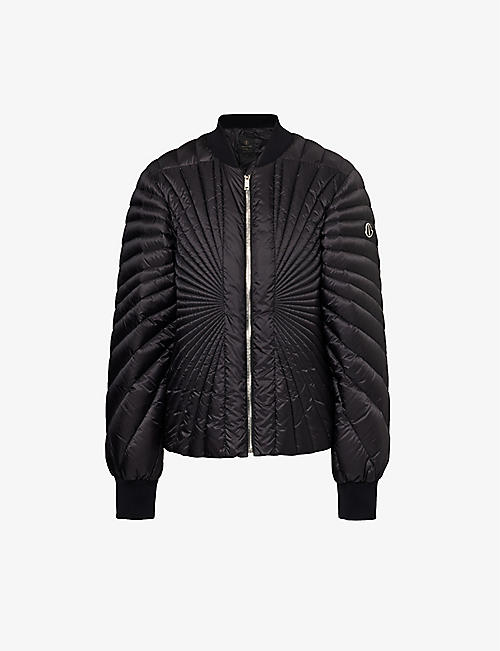 RICK OWENS: Rick Owens x Moncler Radiance padded shell-down coat
