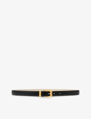 VERSACE Medusa Heritage logoengraved leather belt
