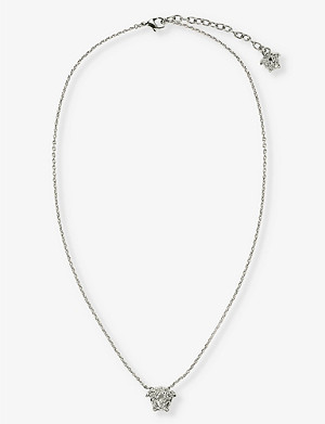 VERSACE La Medusa silver-tone metal necklace
