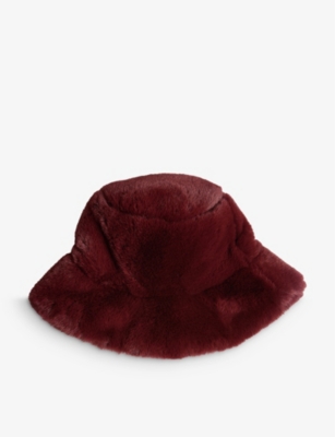 Ted Baker Prinnia Faux Fur Bucket Hat In Black | ModeSens display picture 2