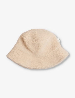 TED BAKER: Pamells brand-label faux-shearling bucket hat