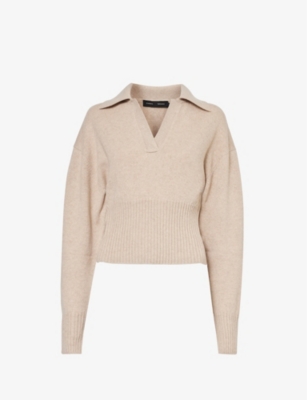 PROENZA SCHOULER JEANNE POLO-COLLAR CASHMERE AND WOOL JUMPER