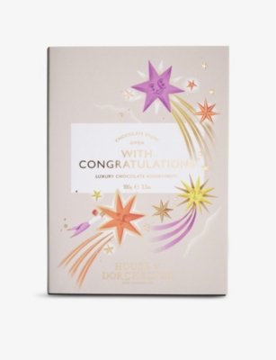 HOUSE OF DORCHESTER: With Congratulations chocolate truffle selection box 100g