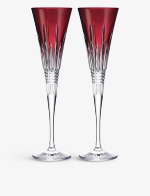 Designer champagne shop flutes