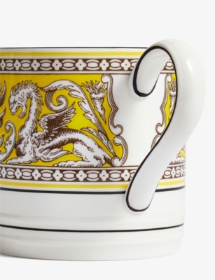 WEDGWOOD: Florentine Citron bone-china mug 12.4cm
