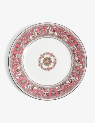 Wedgwood Florentine Fuchsia Bone-china Plate 20.6cm