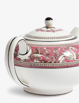 Wedgwood Florentine Fuchsia Bone-china Teapot 800ml