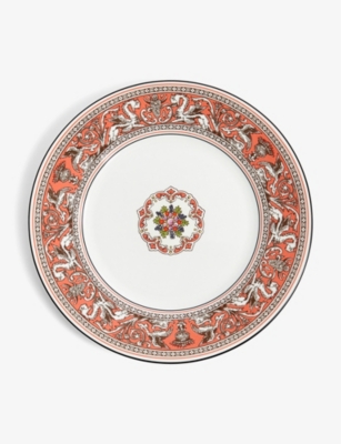Wedgwood Florentine Salmon Bone-china Plate 20.6cm