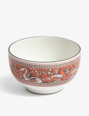 Shop Wedgwood Florentine Salmon Bone-china Rice Bowl 10.5cm