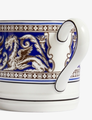 Wedgwood Florentine Marine Bone-china Mug 8.9cm