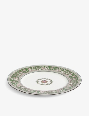 Wedgwood Florentine Verde Bone-china Plate 27.3cm